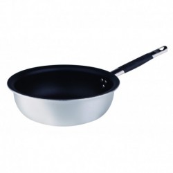 Agnelli Curved Saute Pan. 5Mm Thick. "Cool" Handle .28 cm