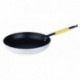 Agnelli Low Saute Pan. 3Mm Thick. "Cool" Handle - Yellow Poultry  20cm