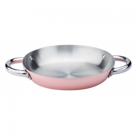 Agnelli Omelette Pan, 2 Handles Copper 3 Induc.  32cm