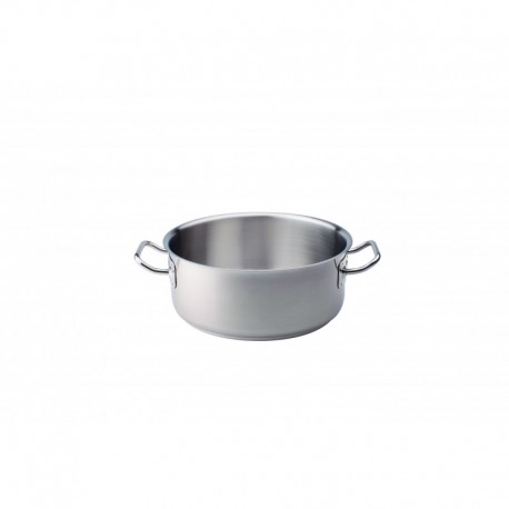 Agnelli Casserole Pot, 2 Handles Stainless Steel 18/10 . 20 cm
