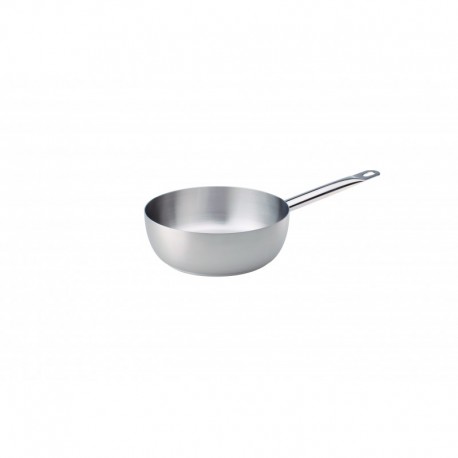 Agnelli Conical Casserole Pan, 1 Handle Stainless Steel  18/10 . 22 cm