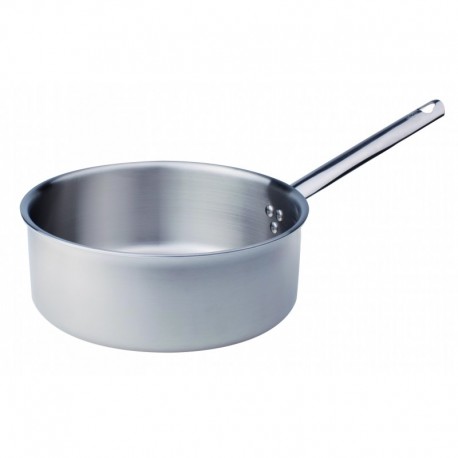 Agnelli Casserole Pan, 1 Tubular Handle Aluinox  16 cm