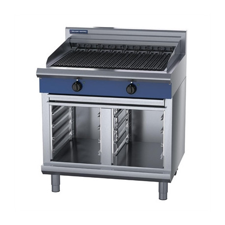 Blue Seal 900mm Electric Chargrill with Cabinet Base UKE596D-C