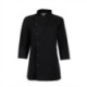 Whites Ladies Fitted Chef Jacket Black XS