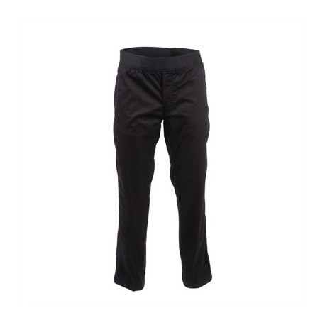 Chef Works Men's Lightweight Slim Trouser Black Size M