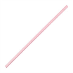 Fiesta Compostable Paper Straws Pink (250 Pack)