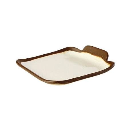 APS Crocker Square Platter Cream 140mm
