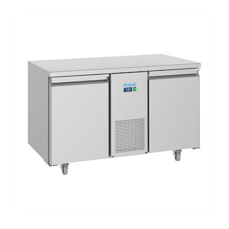 Polar U-Series Energy Efficient 2 Door Counter Fridge 281Ltr
