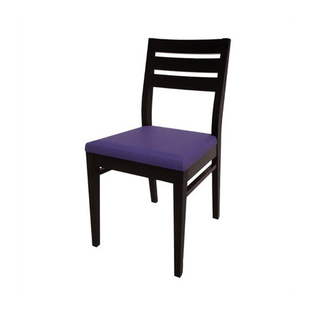 Bolero Bespoke Marty A Side Chair in Blue/Charcoal