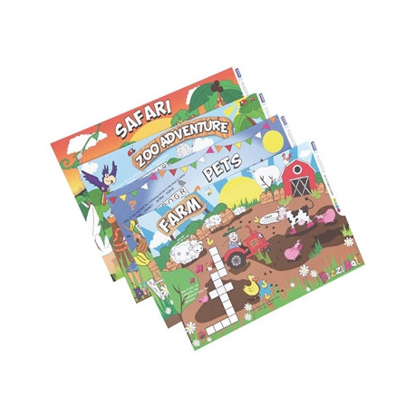 Crafti's Kids Activity Sheet Assorted Designs (500 Pack)