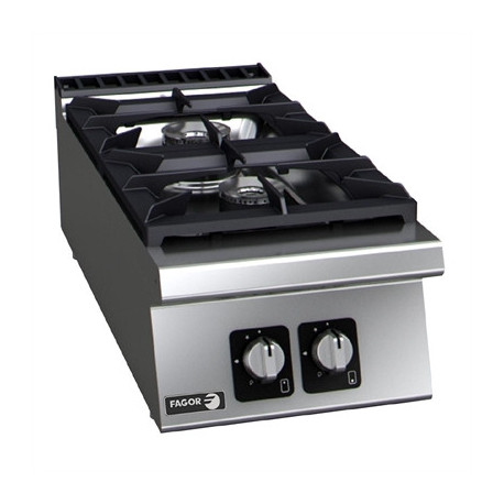 Fagor 900 Series 2 Burner Countertop High Power Gas Hob 18.2kW