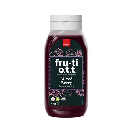 Macphie Fru-ti O.T.T Mixed Berry Dessert Topping 475g