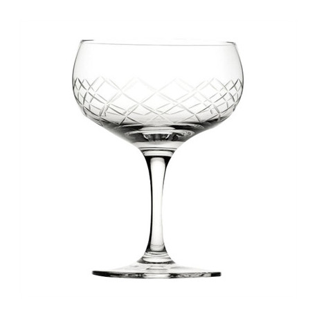 Utopia Raffles Diamond Coupe Glasses 160ml (6 Pack)