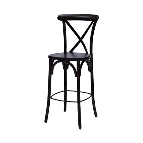 Bristol Bar Chair in Dark Walnut