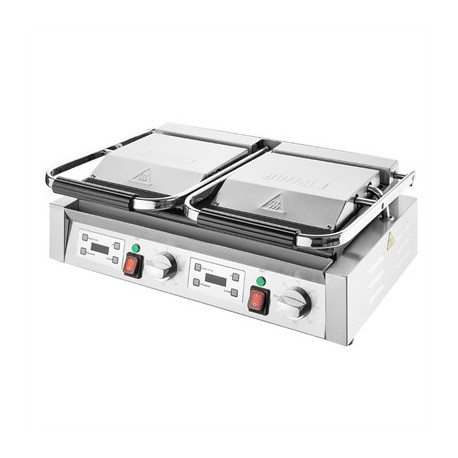 Buffalo Extra Large Contact Grill Double Flat Plate