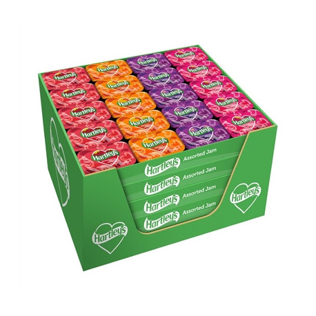 Hartley's Assorted Fruit Jams 20g (100 Pack)