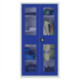 Clothing and Equipment Mesh-Fronted Cupboard Blue
