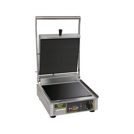 Roller Grill Premium VC L Single Ribbed Contact Grill