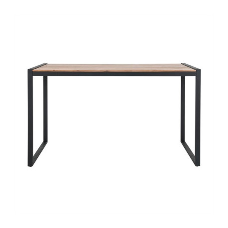 Bolero Steel and Acacia Industrial Bar Table 1800x900mm