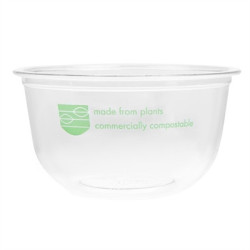 Vegware 96-Series Compostable PLA Deli Pots 8oz (1000 Pack)