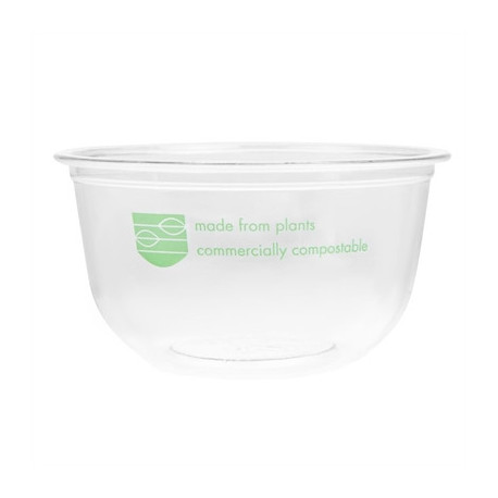 Vegware 96-Series Compostable PLA Deli Pots 8oz (1000 Pack)