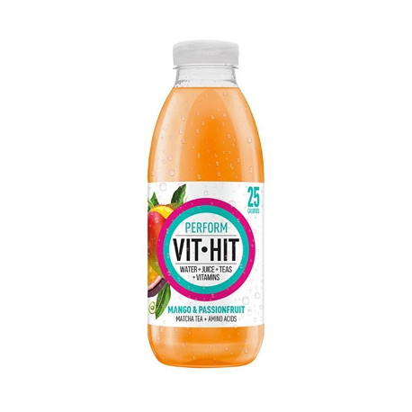 VITHIT Perform Mango & Passionfruit Vitamin Water 500ml (12 Pack)