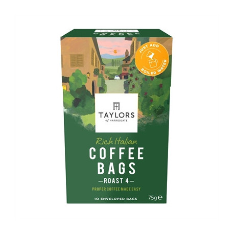Taylors Rich Italian Coffee Bags (10 Pack)
