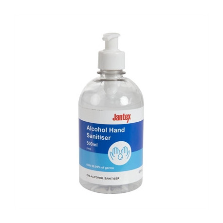 Jantex 70% Alcohol Hand Sanitiser 500ml