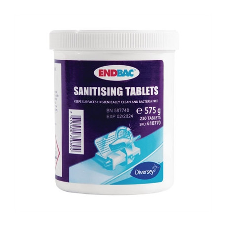 Endbac Sanitising Tablets (230 Pack)