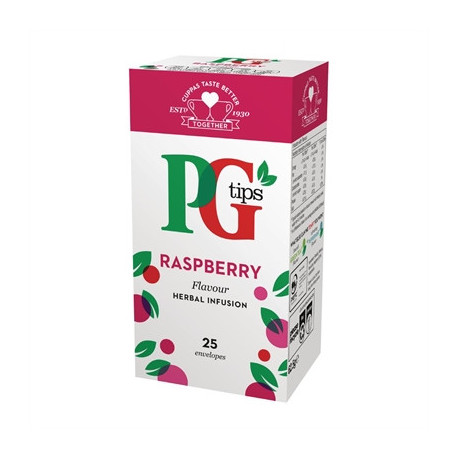 PG Tips Raspberry Enveloped Tea Bags (25 Pack)