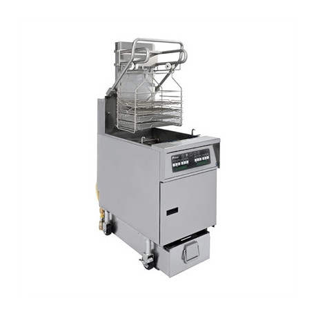 Pitco Solstice Natural Gas Rack Fryer with SoloFilter SF-SG6H