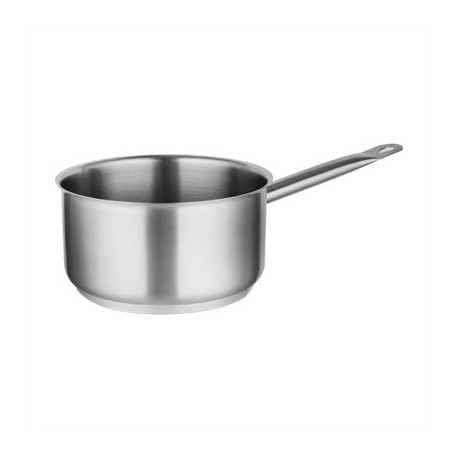 Vogue Stainless Steel Saucepan with Lid 24cm