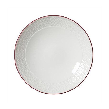 Steelite Bead Maroon Band Coupe Bowls 259mm (12 Pack)