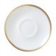 William Edwards Burnished Gold Coupe Tea for One Saucers 145mm (12 Pack)