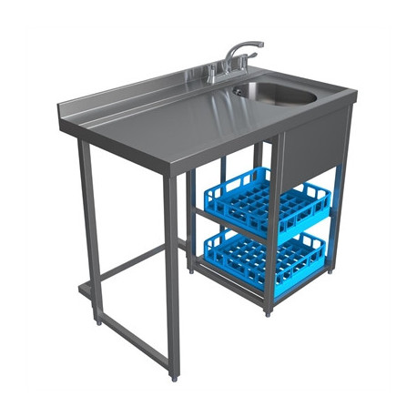 Parry Modular Bar Glass Wash Station MB-GS4