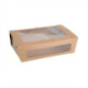 Fiesta Compostable Salad Boxes with PLA Windows 1600ml (200 Pack)