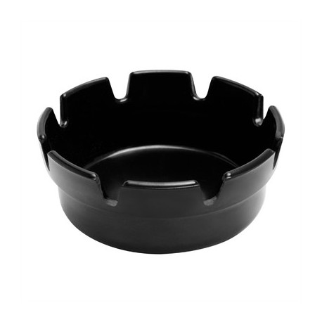 Beaumont Black Melamine Ashtray 177mm (10 Pack)