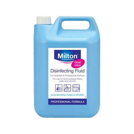Milton Professional Disinfecting Fluid 5Ltr (2 Pack)