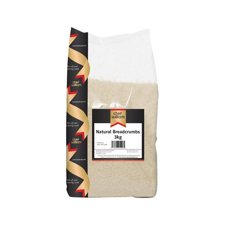 Chef William Natural Breadcrumbs 3kg