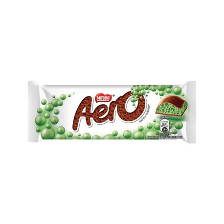 Nestle Aero Bubbly Peppermint Mint Chocolate Bars 36g (24 Pack)