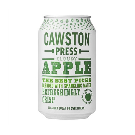 Cawston Press Sparkling Cloudy Apple Drink 330ml (24 pack)