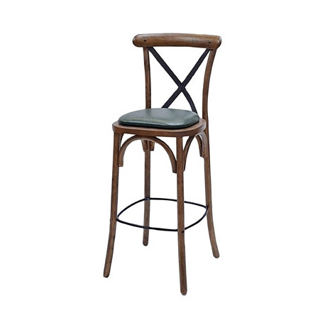 Bristol Bar Chair in Vintage with Bison Cedar Seat