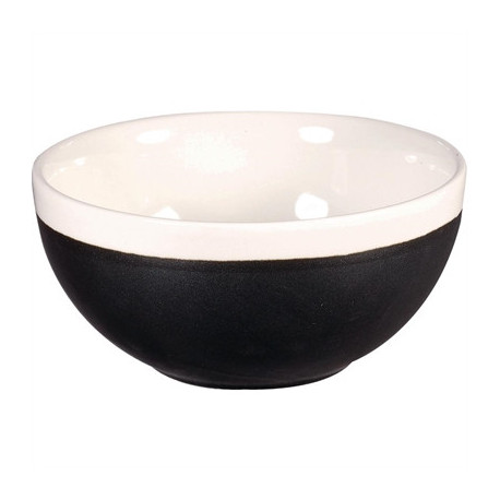 Churchill Monochrome Soup Bowls Onyx Black 455ml (12 Pack)