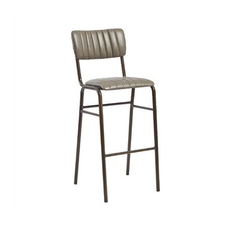 Tavo Stacking Bar Stool Vintage Dark Grey (2 Pack)