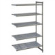 Cambro Camshelving Basics Plus Add-On Unit 5 Tier With Vented Shelves 2140(H)x 1480(W)x 460(D)mm