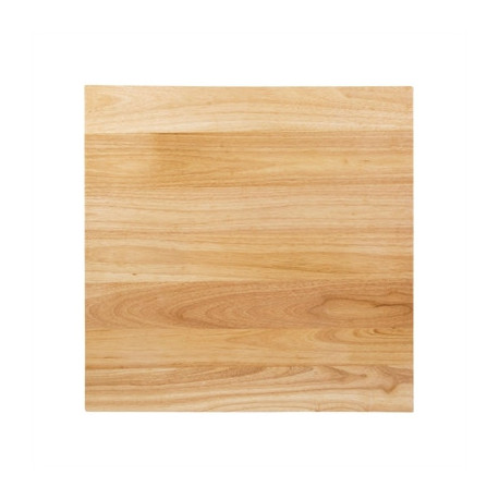 Bolero Pre-Drilled Square Table Top Natural 700mm