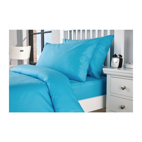 Mitre Essentials Spectrum Housewife Pillowcase Turquoise (2 Pack)