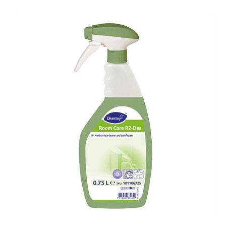 Diversey Room Care R2-Des Hard Surface Cleaner and Disinfectant Ready To Use 750ml