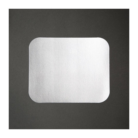Fiesta Waxed Lids for Medium Foil Containers (500 Pack)
