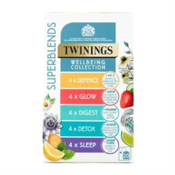 Twinings Superblends Wellbeing Collection Tea Bags (80 Pack)